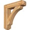 Ekena Millwork Legacy Craftsman Rough Sawn Bracket w/ Offset Brace, Western Red Cedar, 8"W x 34"D x 34"H BKT0806X34X34LEC04RWR - alternate 1